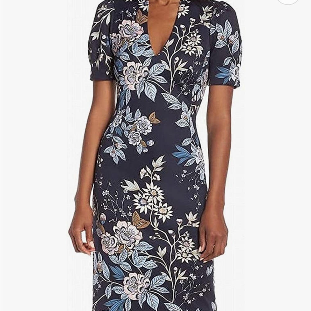 Vince Camuto floral dress.